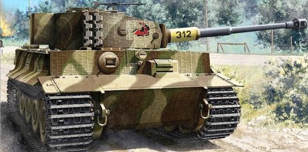 1-35 Tiger I Late Version Tank