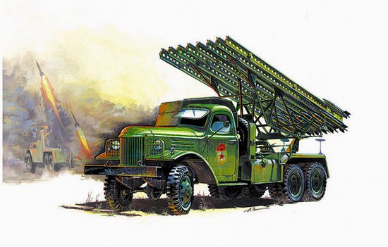 Zvezda 1-35 WWII Soviet Rocket Launcher BM13 Katyusha