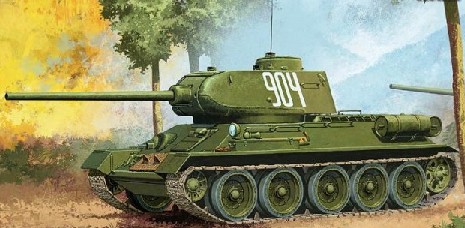 1-35 T34-85 No.112 Factory Production Tank