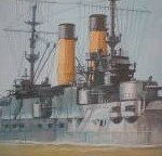 1-350 Russian Borodino Battle Cruiser Battle of Tsushima 1905