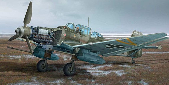 1:48 Ju87G2 Stuka Kanonenvogel Bomber