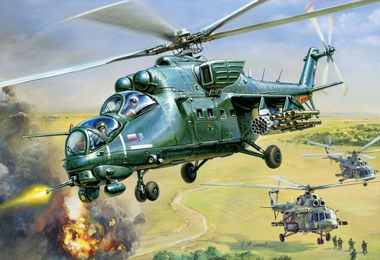 1:72 Russian Mil Mi35 Hind E Attack Helicopter